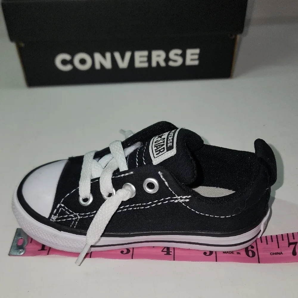Converse Kids Black and White Sneakers